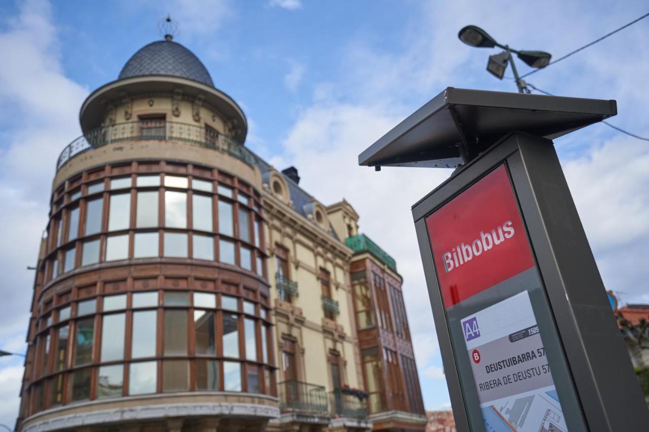 Apartamento Bio Exclusivo Con Mirador En Bilbao Y Aparcamiento Publico Gratuito Bilbau Exterior foto