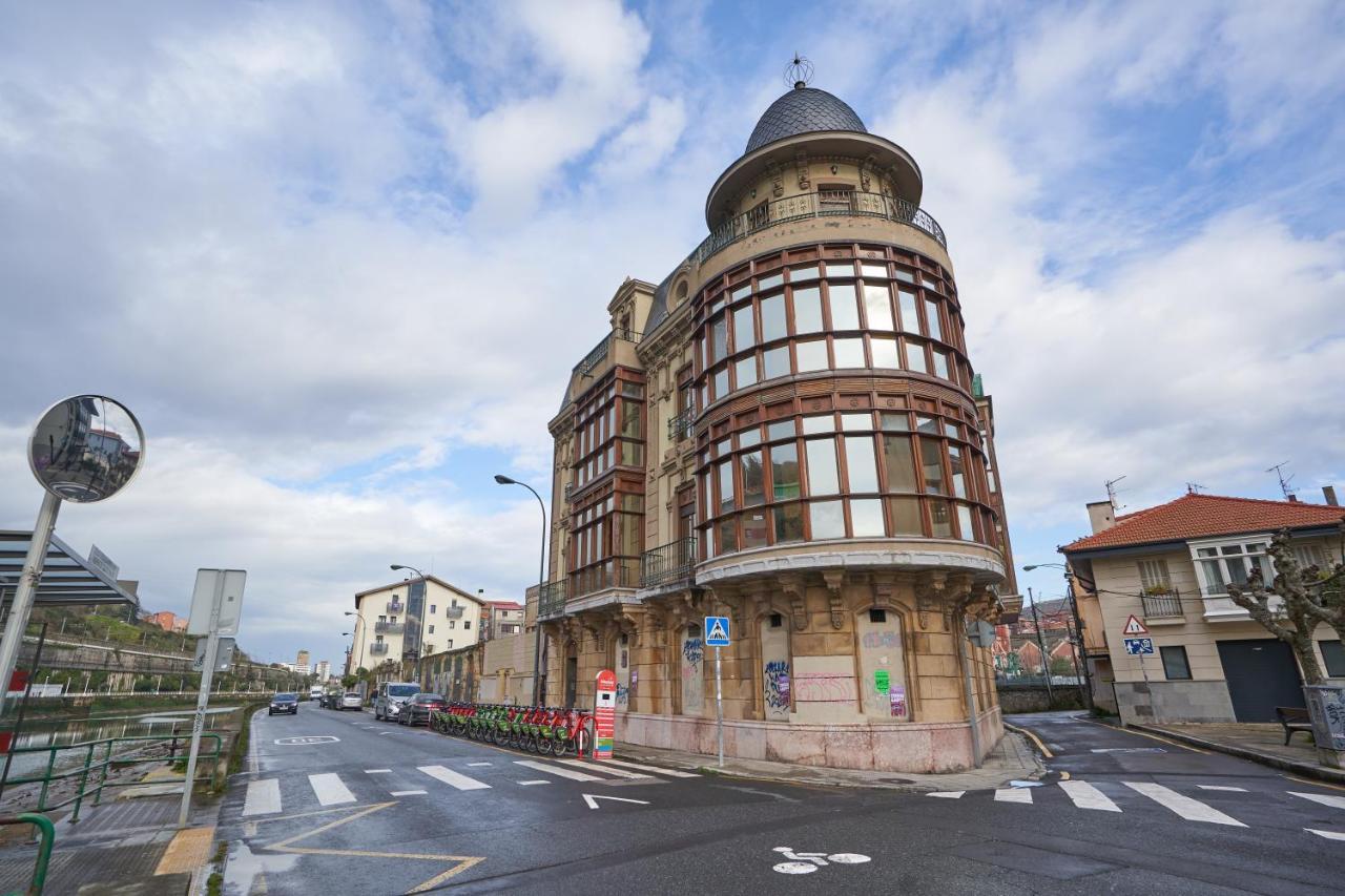Apartamento Bio Exclusivo Con Mirador En Bilbao Y Aparcamiento Publico Gratuito Bilbau Exterior foto