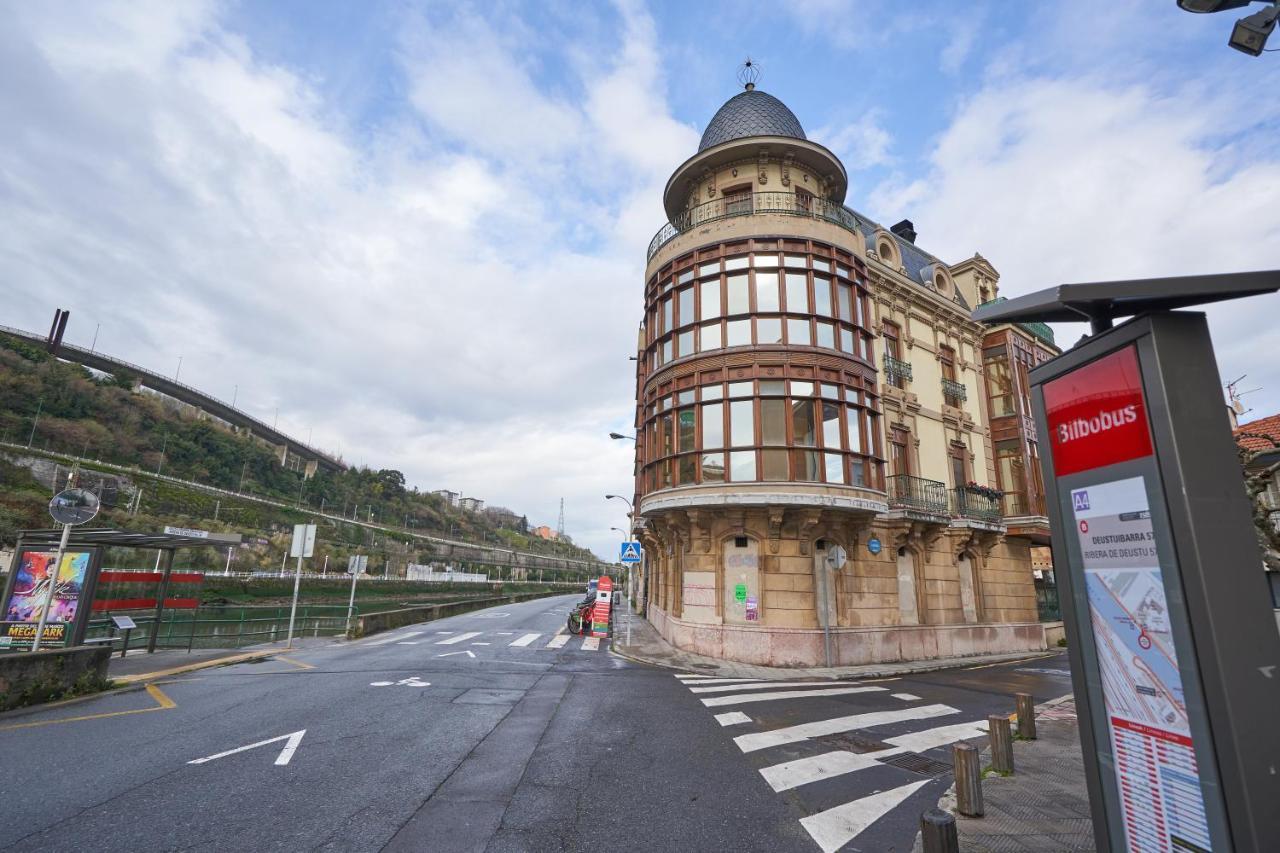 Apartamento Bio Exclusivo Con Mirador En Bilbao Y Aparcamiento Publico Gratuito Bilbau Exterior foto