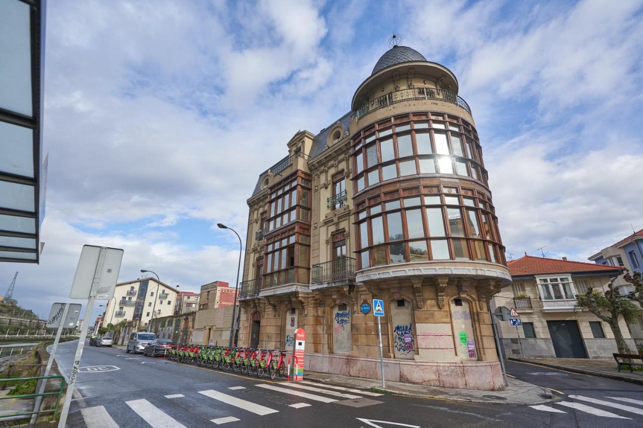Apartamento Bio Exclusivo Con Mirador En Bilbao Y Aparcamiento Publico Gratuito Bilbau Exterior foto
