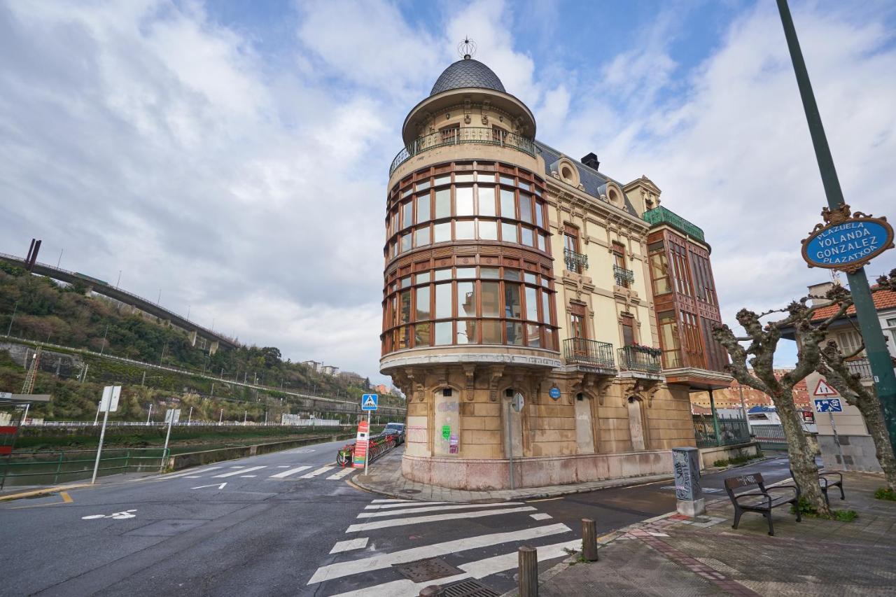 Apartamento Bio Exclusivo Con Mirador En Bilbao Y Aparcamiento Publico Gratuito Bilbau Exterior foto