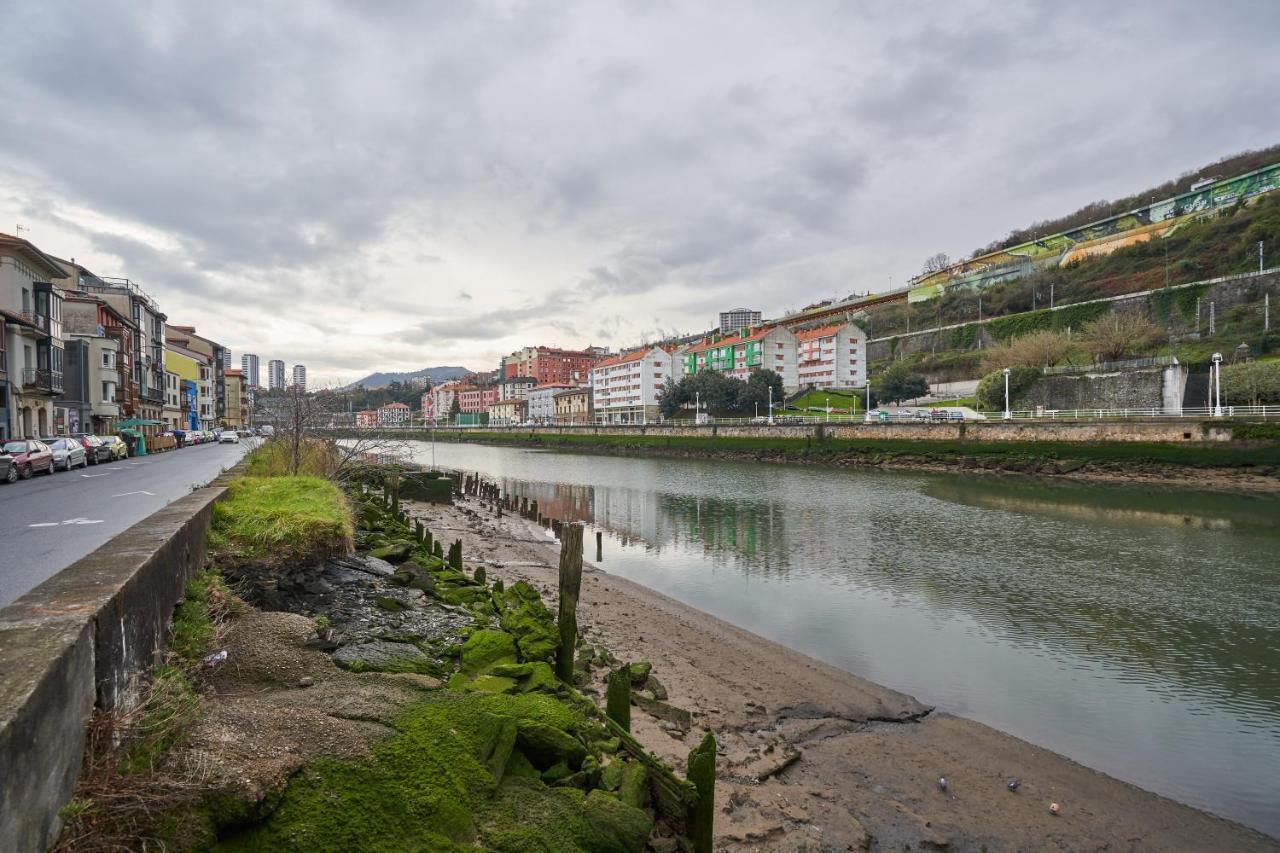 Apartamento Bio Exclusivo Con Mirador En Bilbao Y Aparcamiento Publico Gratuito Bilbau Exterior foto