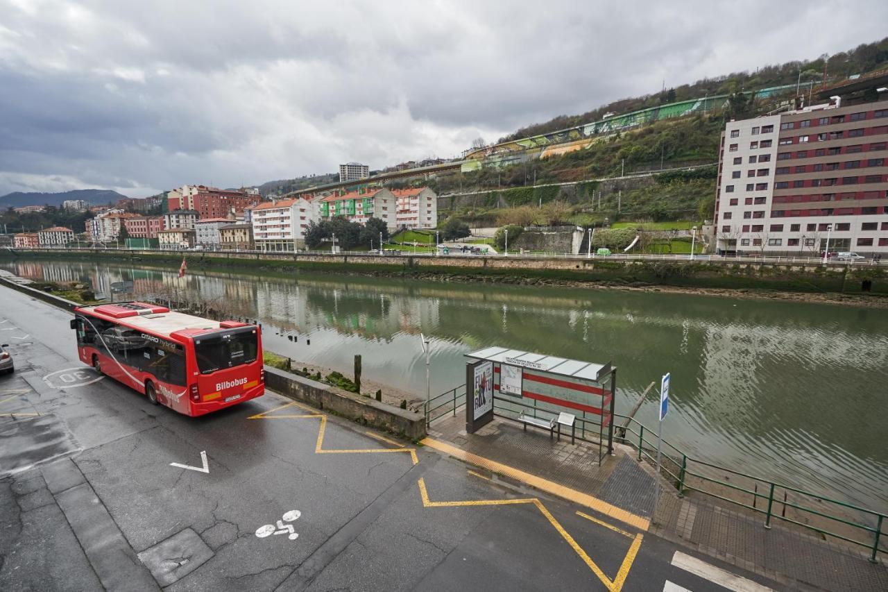 Apartamento Bio Exclusivo Con Mirador En Bilbao Y Aparcamiento Publico Gratuito Bilbau Exterior foto